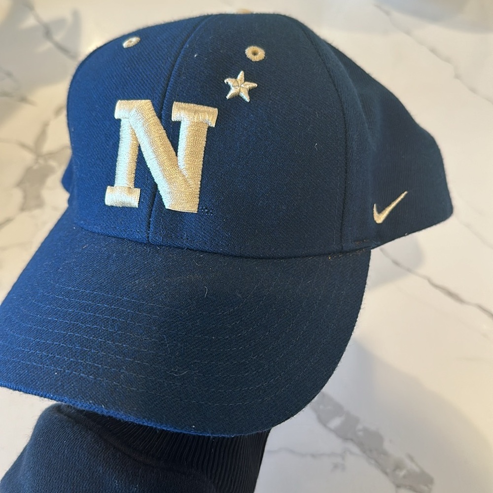 Nike Navy Blue Cap with Embroidered N